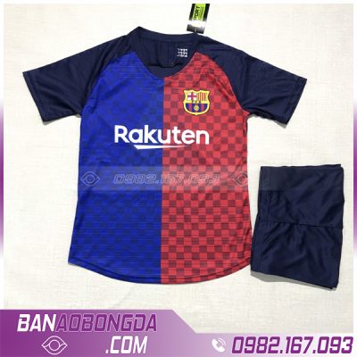 Áo Đấu Barca 2020 Training 1 Màu Xanh Đỏ