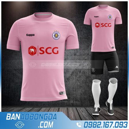 áo Hà Nội Fc 2021 sân khách màu hồng