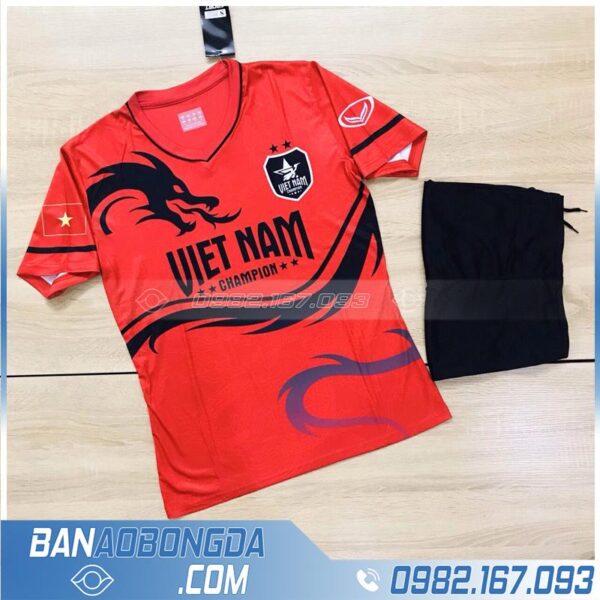 Áo đội tuyển Việt Nam rồng màu đỏ đẹp mắt