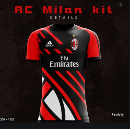 Mẫu áo Ac Milan 2021 đẹp