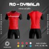 áo bóng đá không logo Dybala màu đỏ đẹp và độc