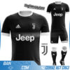 áo Juventus tự thiết kế HZ 372 màu đen