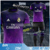 áo Real Madrid HZ 375 màu tím