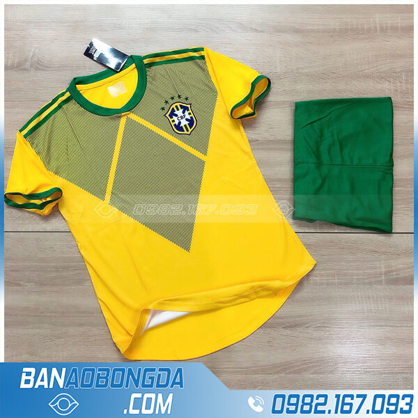 áo đá banh đội tuyển Brazil 2020 màu vàng