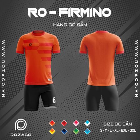 áo đấu không logo Firmino màu cam