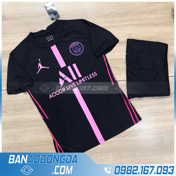 áo PSG 2021 chế màu đen vải Thái Lan