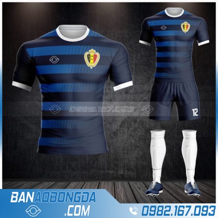 quần áo bóng đá đội tuyển Bỉ HZ 479 màu xanh đen