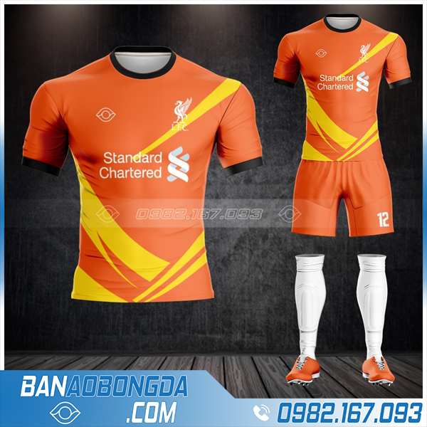 áo bóng đá Liverpool tự thiết kế HZ 446 siêu đẹp