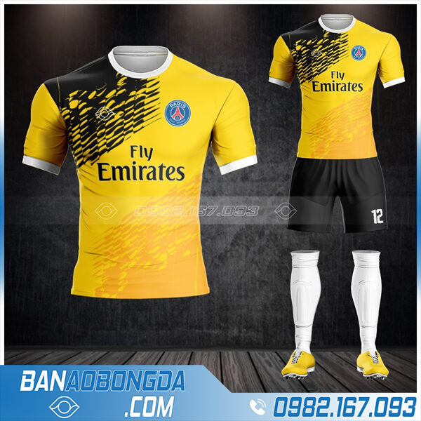 áo đấu PSG màu vàng đẹp giá rẻ HZ361