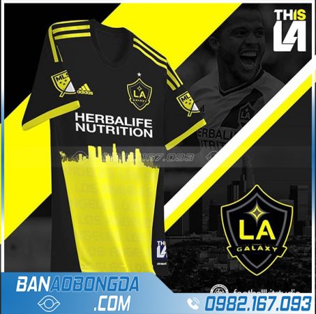 áo bóng đá LA Galaxy tự thiết kế đẹp HZ 458