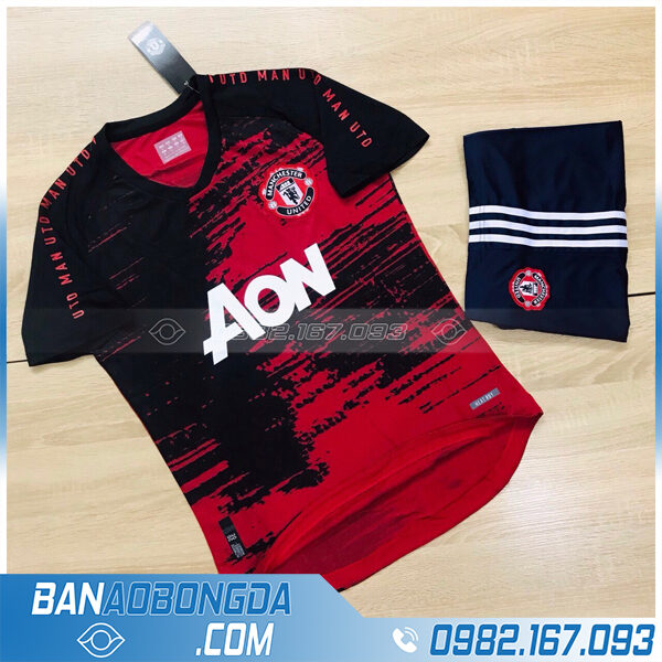 Áo Bóng Đá Manchester United Chế Màu Đỏ - Hacazi Sport