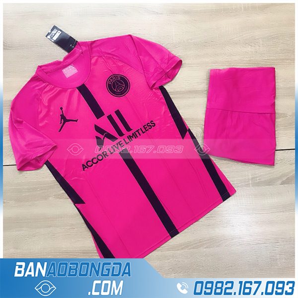 áo PSG 2021 training màu hồng đậm