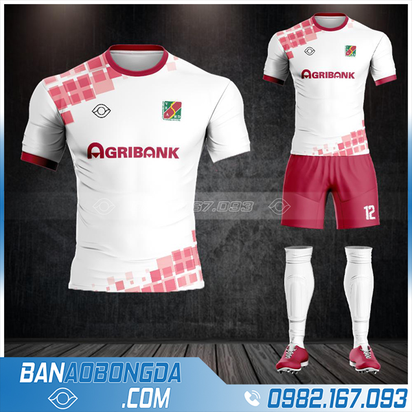 áo bóng đá ngân hàng Agribank thiết kế HZ 558