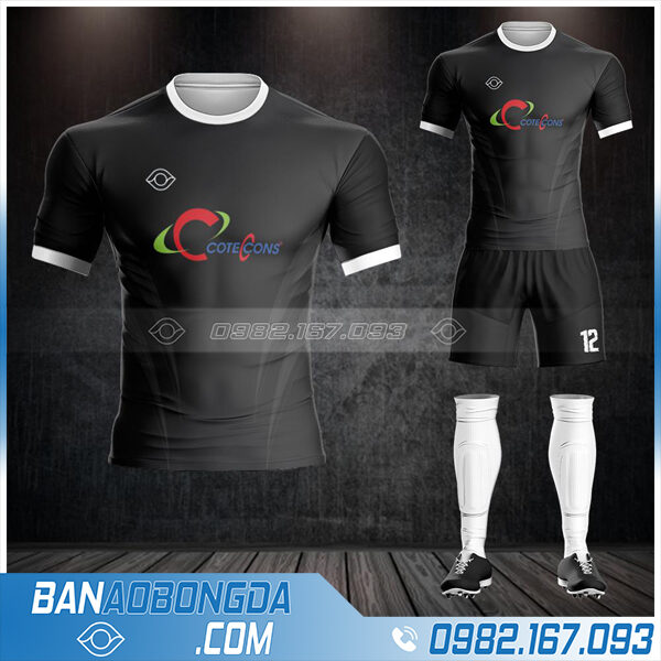 áo bóng đá công ty Cotecons tự thiết kế HZ 591