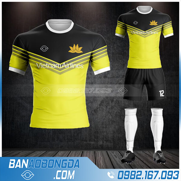 quần áo bóng đá Vietnam Airlines màu vàng