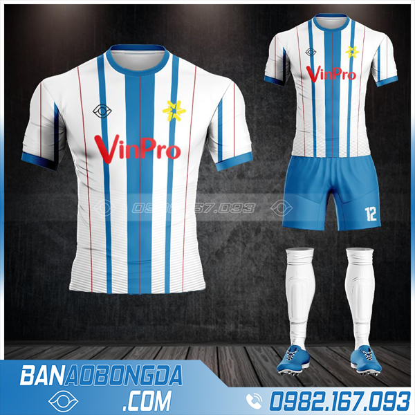 thiết kế áo bóng đá công ty Vin Pro đẹp HZ 625