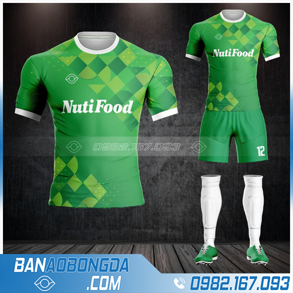 quần áo bóng đá công ty NutiFood HZ 660