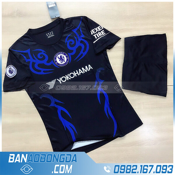 Áo Chelsea training màu đen giá rẻ