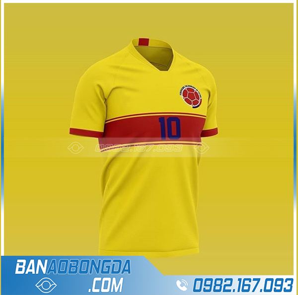 Áo bóng đá Colombia tự thiết kế
