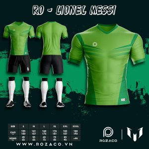 Quần áo bóng đá không logo 2021 màu xanh lá