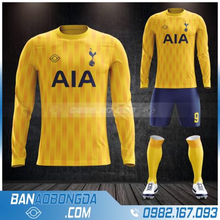 Áo Tottenham dài tay màu vàng giá rẻ