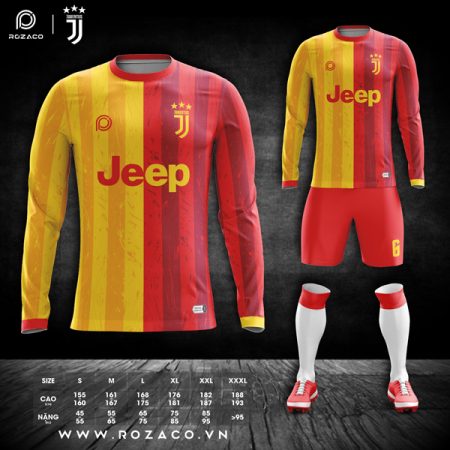 Mẫu áo Juventus dài tay giá rẻ đẹp