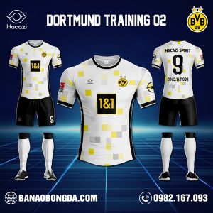 Áo Hacazi-Dortmund-Training-02 Màu Trắng Đẹp