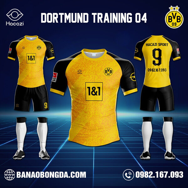 Áo Hacazi-Dortmund-Training-04 Màu Vàng Nổi Bật
