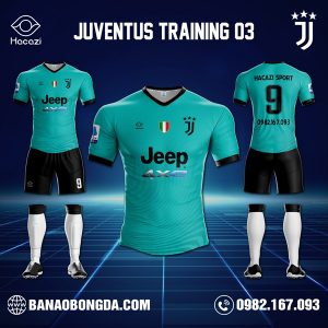 Áo Hacazi-Juventus-Training-03 Màu Xanh Ngọc Đẹp