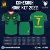 Mẫu Áo Đội Tuyển Cameroon Sân Nhà World Cup 2022 Đẹp được lấy màu xanh két làm gam màu chủ đạo. Tạo ra được một mẫu sản phẩm vô cùng đặc biệt.