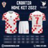 Hình ảnh mẫu áo đội tuyển Croatia World Cup sân nhà 2022