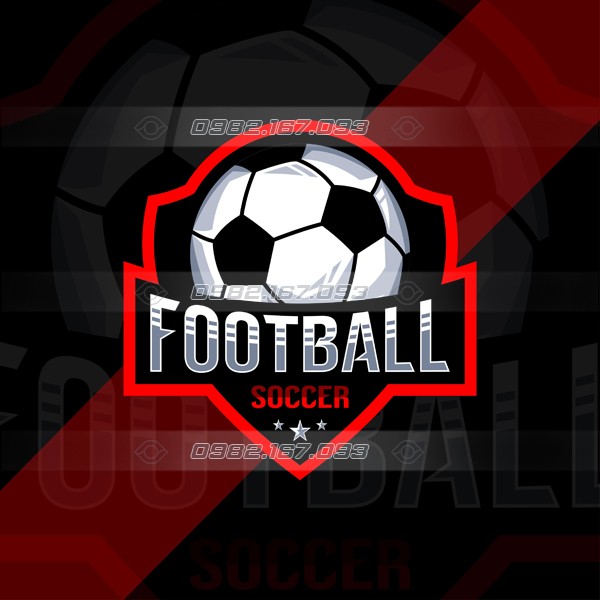 Logo áo bóng đá đẹp nhất 2023 đơn giản với trái bóng tròn. Đúng nghĩa làm toát lên phong cách thể thao của bạn.