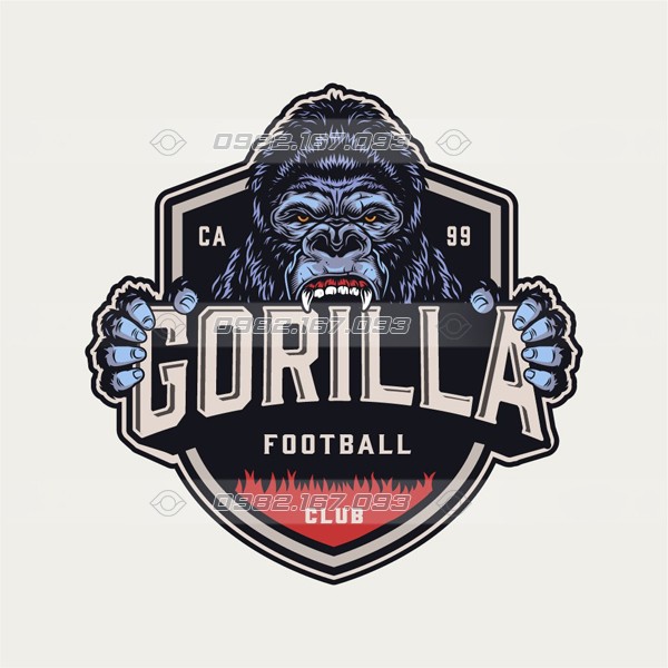Nếu bạn thật sự yêu thích bộ phim King Kong thì hẳn chú khỉ Golia đã để lại cho bạn không ít những hồi ức đẹp. Đó chính là ý tưởng xuyên xuất trong các mẫu logo áo bóng đá đẹp của chúng tôi ngay dưới đây
