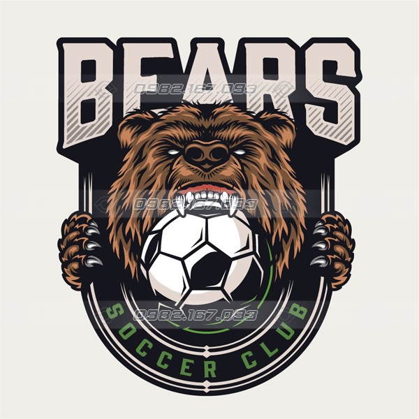 Phiên bản logo áo bóng đá đẹp siêu hót với hình đâu sói sẽ khiến đội bóng của bạn thật sự nổi bật và trở nên ấn tượng hơn. 