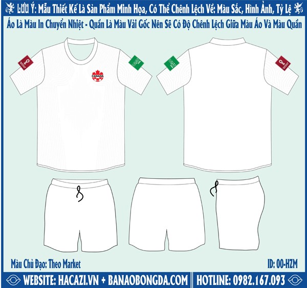 Mẫu ảnh áo đội tuyển Cameroon sân khách World Cup 2022 Market - Với bản thiết kế áo đội tuyển lần này, chúng ta sẽ thấy sự xuất hiện của màu trắng sang trọng làm gam màu chính cho bộ áo đấu. Màu sắc này đã được áp dụng cho toàn mặt trước và mặt sau áo đấu. Còn chiếc quần short đi kèm sẽ là cùng gam màu tạo ra bộ áo đấu sang trọng và lịch lãm. 