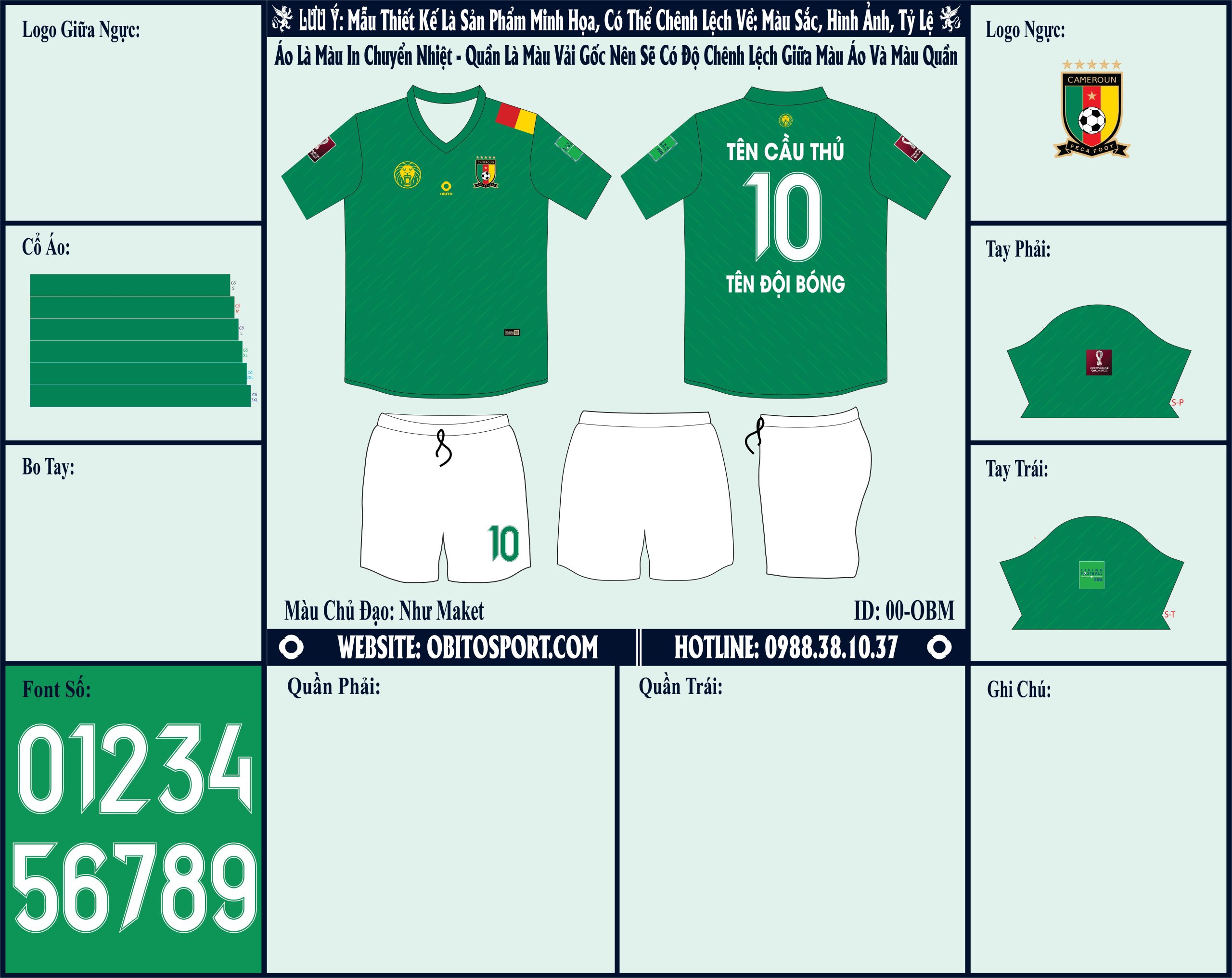 Mẫu ảnh áo đội tuyển Cameroon sân nhà World Cup 2022 Market - Sẽ ra được mẫu sản phẩm vô cùng hấp dẫn cho các fan hâm mộ đội tuyển này ở mùa giải World Cup 2022. Và được bán với giá cả ưu đãi nhất thị trường tại Shop Hacazi Sport.. 