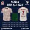 Mẫu áo đội tuyển Mexico sân khách World Cup 2022