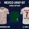 Áo Mexico Sân Khách World Cup 2022 Xuất Hiện Rạng Rỡ Với Diện Mạo Mới Mẫu thiết kế với gam màu tươi sáng cùng những họa tiết khá lạ mắt. Sự kết hợp của tổng thể các chi tiết này giúp cho thiết kế thêm phần ấn tượng hơn. 