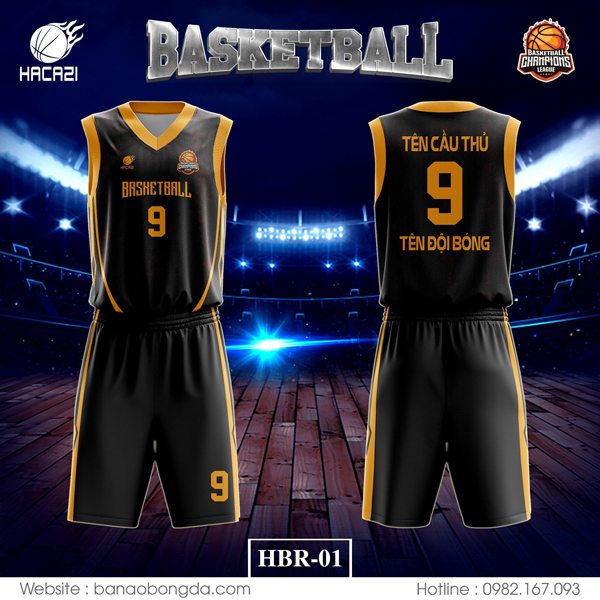 Bạn đã tìm được cho mình mẫu áo nào phù hợp chưa? Hãy thử tham khảo bộ trang phục áo bóng rổ nam HBR-01 tại shop Hacazi Sport xem nhé. Với siêu phẩm này bạn không chỉ được thõa mãn về màu sắc, mẫu mã mà còn được đáp ứng cả về chất lượng và giá cả.
