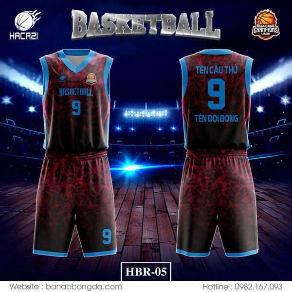 Quần áo bóng rổ HBR-05 mới