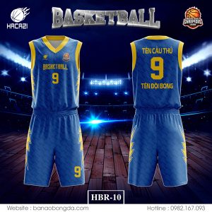 Được biết đến là thương hiệu sản xuất trang phục thể thao số 1 trên toàn quốc, shop Hacazi Sport luôn cho ra mắt thị trường nhiều mẫu trang phục đẹp, chất lượng và giá cả phải chăng. Đặc biệt, mẫu áo bóng rổ HBR-10 xanh bích là bộ trang phục được đánh giá đẹp nhất trên thị trường hiện nay.