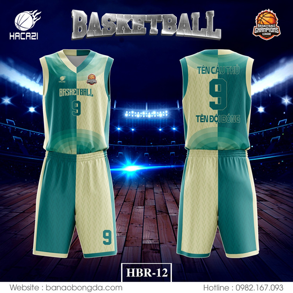 Quần áo bóng rổ thiết kế BR-12 đẹp - độc - lạ đang trở thành trào lưu áo thể thao trong làng bóng rổ. Với thiết kế ấn tượng 2 nủa tương đồng tạo sự cá tính và thu hút.