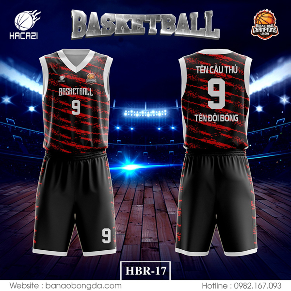 Áo bóng rổ nam HBR-17 bền - đẹp - giá rẻ đang trở thành mẫu bestseller trong làng thời trang thể thao.