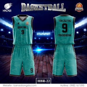 Siêu phẩm áo bóng rổ BR-22 xanh real phối đen bền - đẹp - giá rẻ đang trở thành mẫu bestseller trong làng thời trang thể thao.