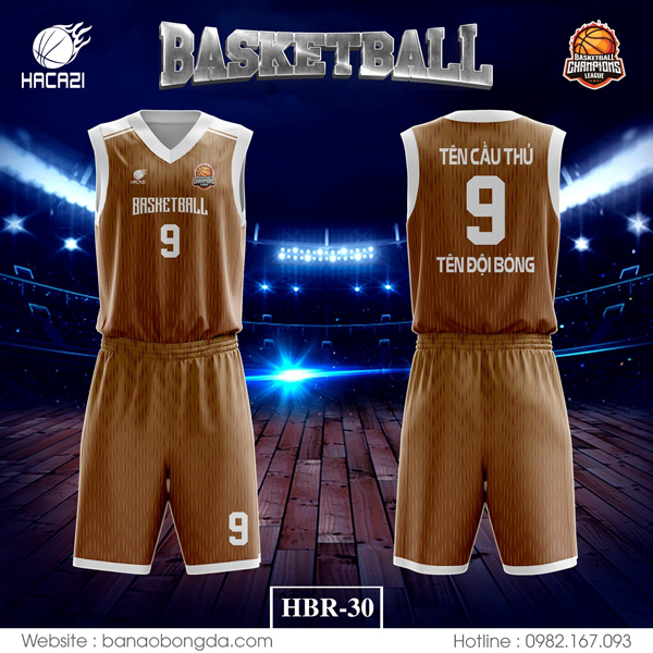 Mẫu áo bóng rổ đẹp BR-30  đã được chào bán tại Shop Hacazi Sport với mức giá hấp dẫn nhất. 