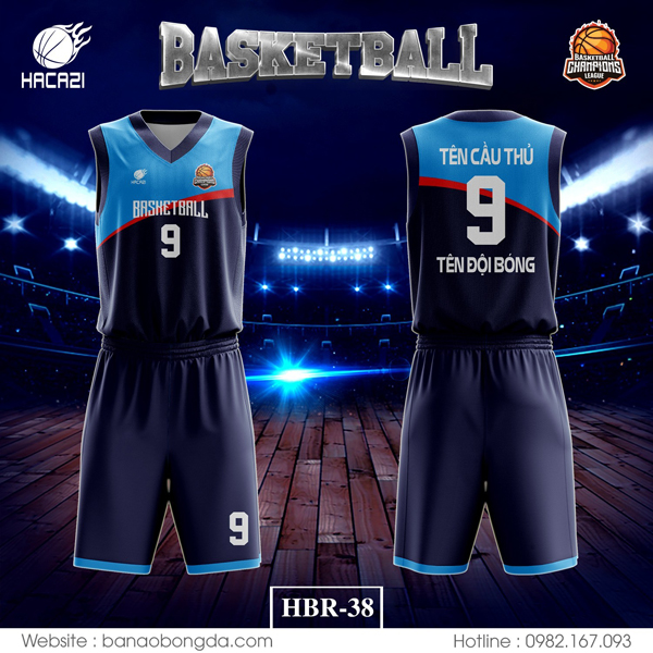 Siêu phẩm áo bóng rổ nam HBR-38 thiết kế theo yêu cầu vừa được shop Hacazi Sport ra mắt. Nếu bạn là người đam mê thời trang quần áo thể thao bóng rổ và yêu thích màu tím than, bạn muốn được sở hữu mẫu áo đấu có màu sắc đặc biệt này cho riêng mình. Thế thì đừng bỏ qua thiết kế này của chúng tôi nhé.