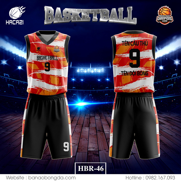 Shop Hacazi Sport đang cho ra mắt nhiều mẫu áo bóng rổ đẹp để khách hàng lựa chọn. Đặc biệt là bộ quần áo bóng rổ HBR-46 giá tốt - lấy ngay đang có sức lan tỏa mạnh trên thị trường hiện nay