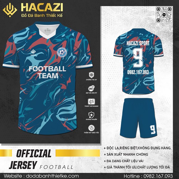 Mẫu áo bóng đá thiết kế độc lạ