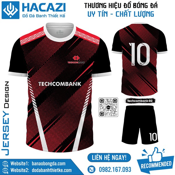 Mẫu áo bóng đá ngân hàng Techcombank đẹp nhất