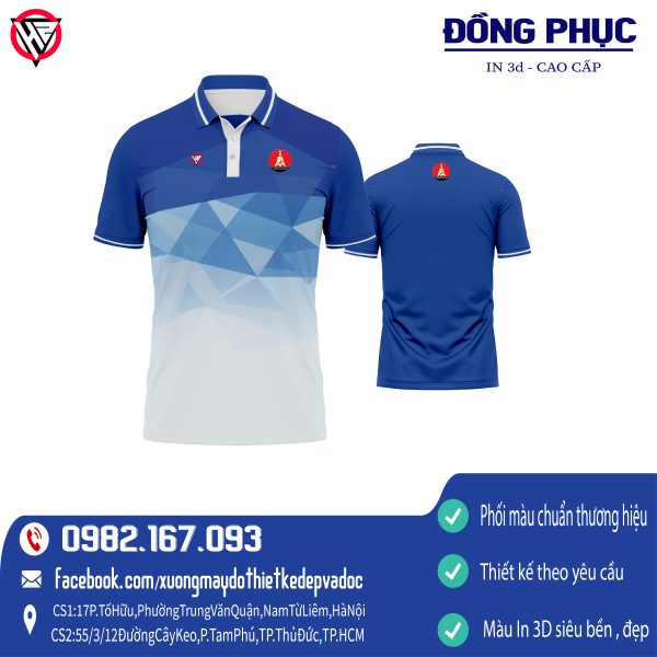 Áo đồng phục Trường Marie Curie thiết kế độc đáo tại HacaziSport